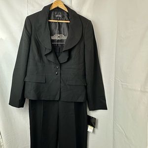 NWT black Kasper suit size 14